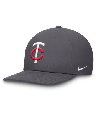 Nike - Men's Gray Minnesota Twins Pro Performance Snapback Hat