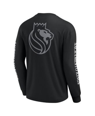 Men's Black Sacramento Kings Elements Strive Long Sleeve T-Shirt