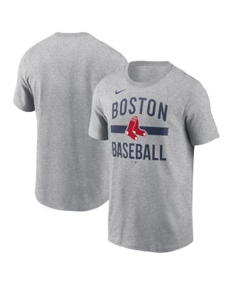 Nike - Men's Heather Gray Boston Red Sox Arched T-shirt