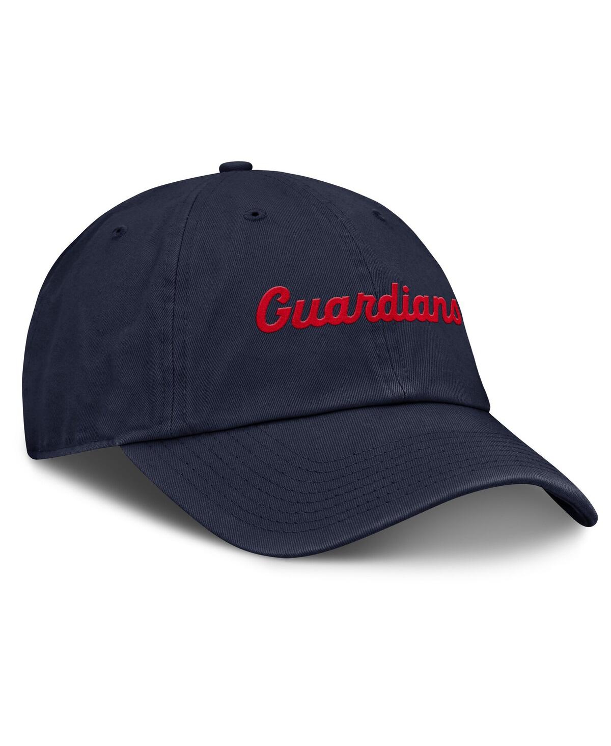 Nike Women's Navy Cleveland Guardians Club Adjustable Hat In Navy