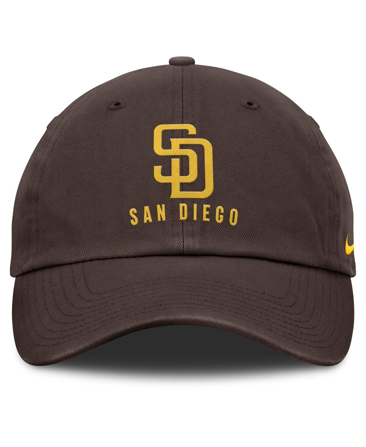 Nike Women's Brown San Diego Padres Club Adjustable Hat In Brown