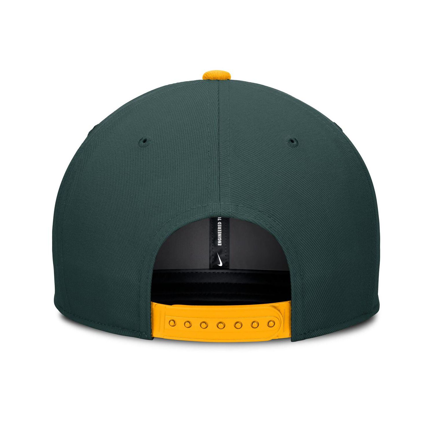 Men's Green/Gold Athletics Pro Performance Snapback Hat