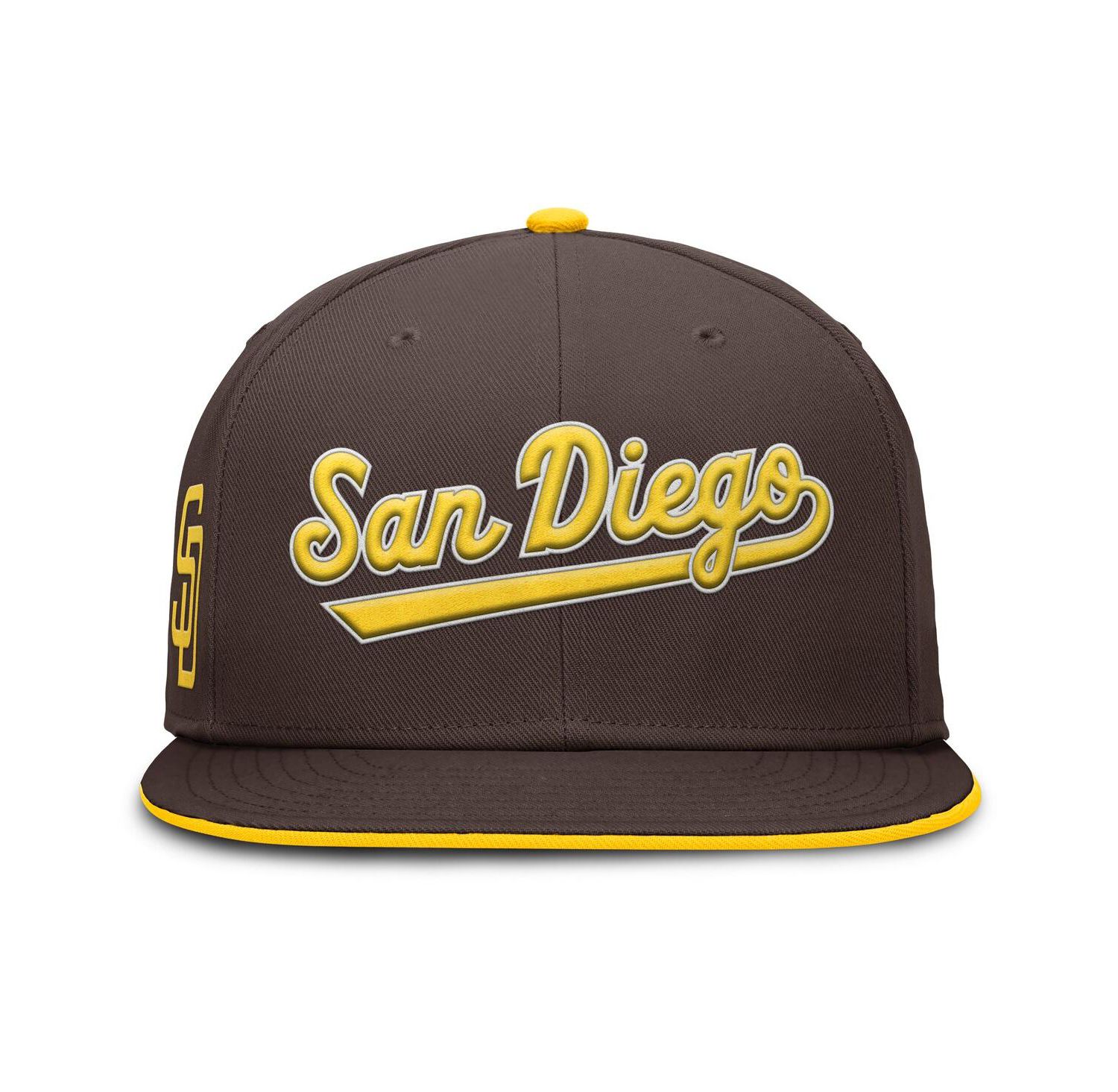 Men's Brown San Diego Padres True Performance Fitted Hat