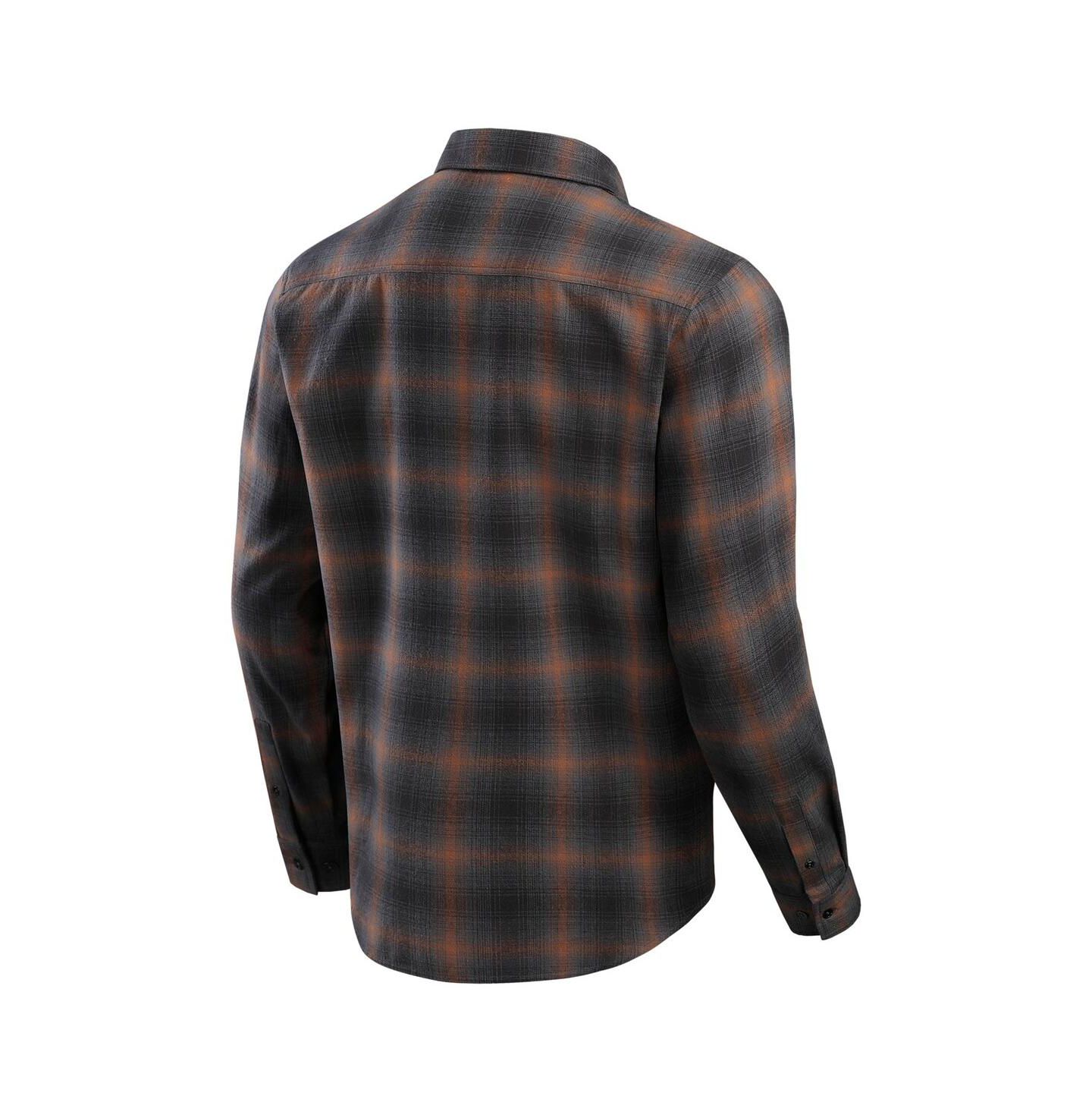 Мужская рубашка Fanatics Tan Cincinnati Reds Classic Flannel Long Sleeve Button-Up — фото 3