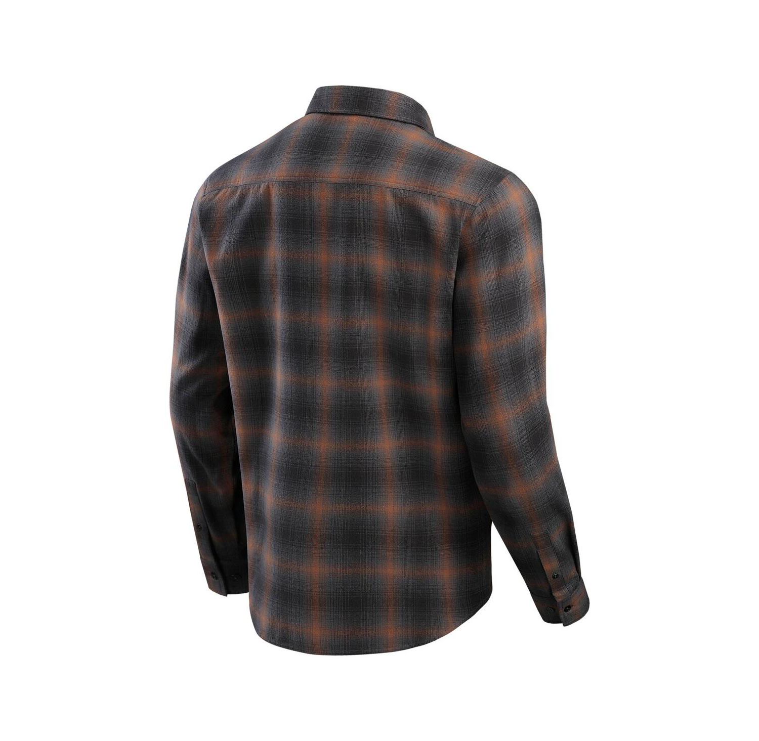 Men's Tan Cincinnati Reds Classic Flannel Long Sleeve Button-Up Shirt