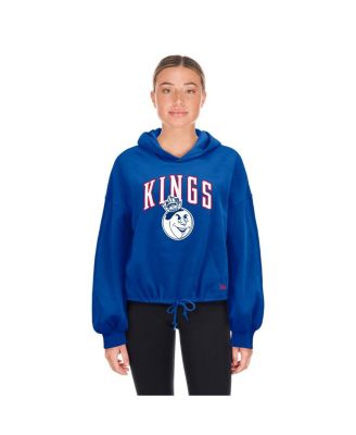Women's Blue Sacramento Kings 2024/25 City Edition Cropped Pullover Hoodie