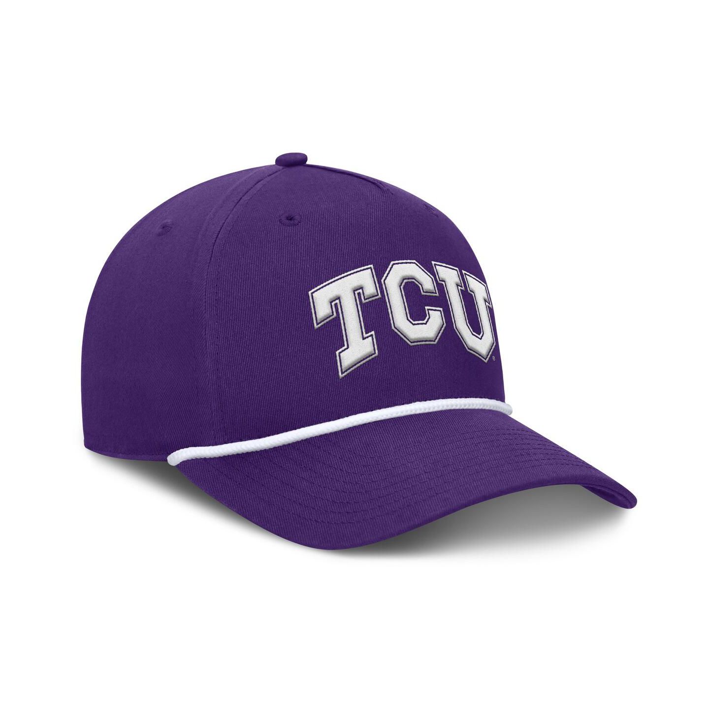Мужская кепка Fanatics Purple TCU Horned Frogs Foul Ball Rope Adjustable Hat — фото 3