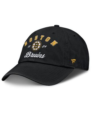 Fanatics - Women's Black Boston Bruins Fundamental Dasher Arch Adjustable Hat