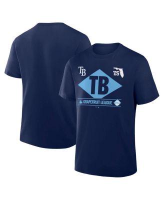 Fanatics - Men's Navy Tampa Bay Rays 2025 Spring Training Grapefruit League True Icon T-Shirt