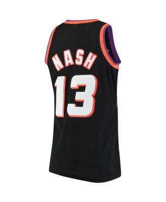 Men's Steve Nash Black Phoenix Suns 1996-97 Hardwood Classics Swingman Jersey