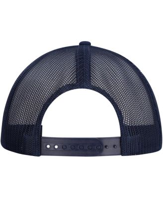 Men's Navy Modelo A-Frame Floral Trucker Adjustable Hat