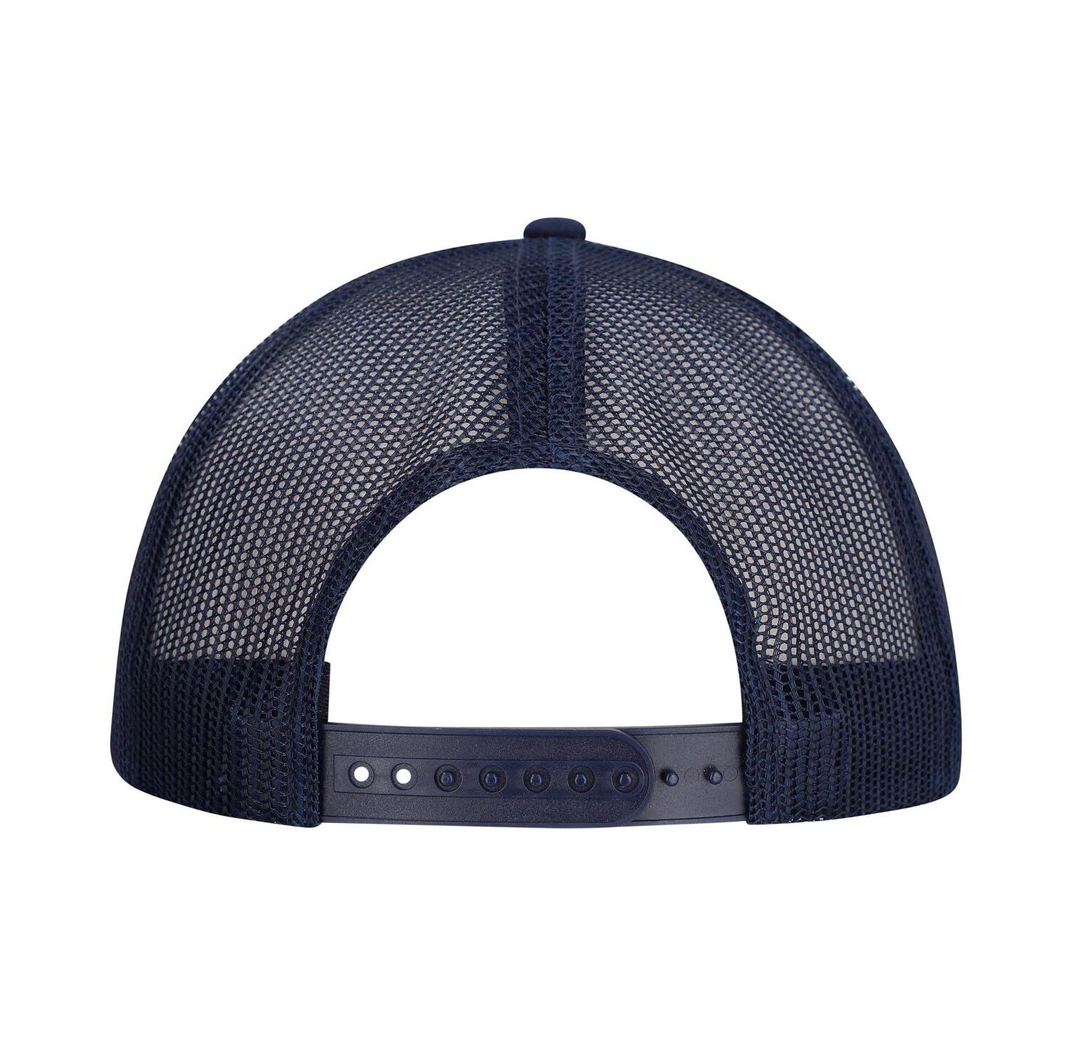 Men's Navy Modelo A-Frame Floral Trucker Adjustable Hat