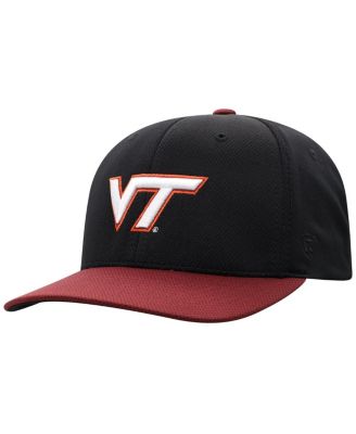 Men's Black Virginia Tech Hokies Reflex Fitted Hat