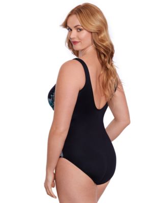 Plus Size Precioso Temptress Tummy Control One Piece Swimsuit