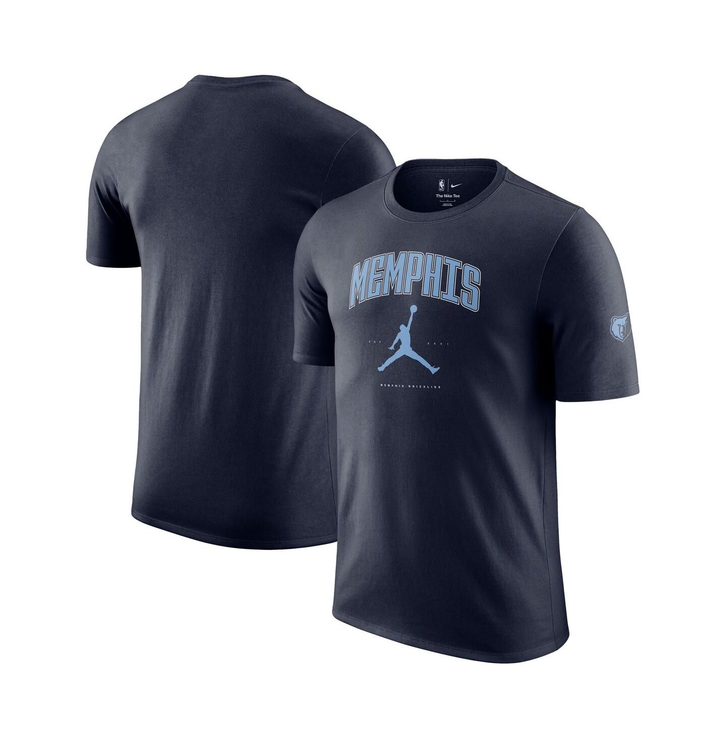 Футболка Jordan Navy Memphis Grizzlies Essential Cities — фото 1