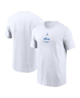Jordan - Men's White UCLA Bruins On-Court Basketball Team Issue Performance T-Shirt