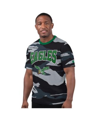 Starter - Men's Camo/Gray Philadelphia Eagles Thursday Night Gridiron Classics Vintage Logo T-Shirt