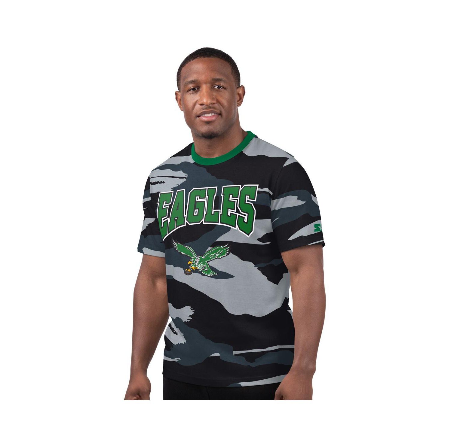 Men's Camo/Gray Philadelphia Eagles Thursday Night Gridiron Classics Vintage Logo T-Shirt