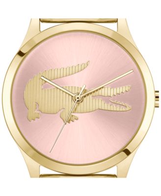 Women's Crocodelle Gold Tone Stainless Steel Mesh Bracelet Watch, 36mm