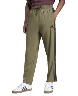 adidas - Men's Stanford Essential Three-Stripes Open Hem Track Pants