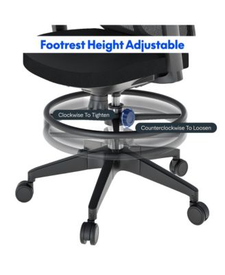 C2HB-Foam Ergonomic High-Back Office Chair, Black