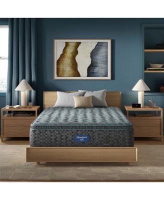 Beautyrest - Level One 14.25" Medium Pillow Top Mattress Set - Queen Split