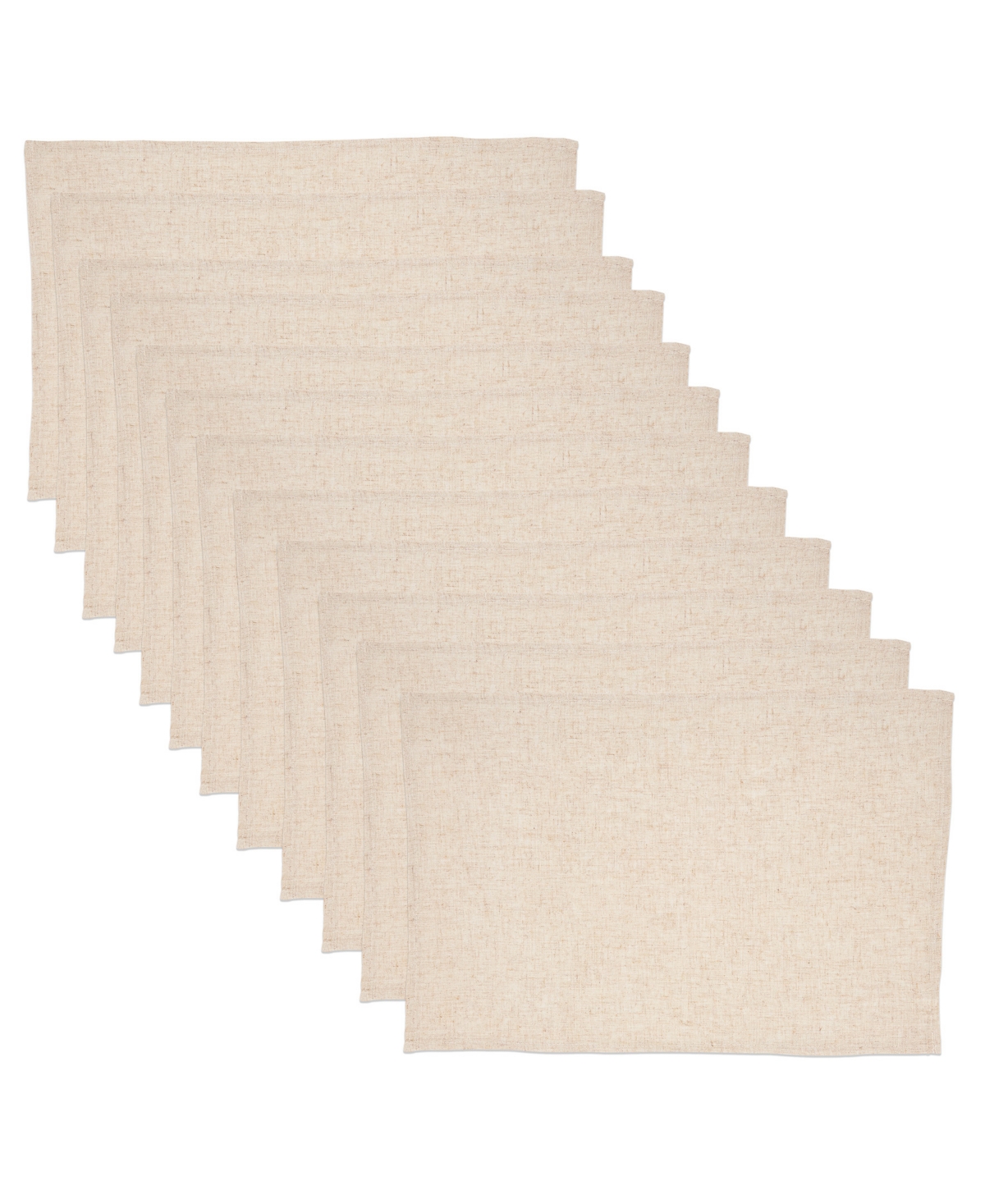 Saro Lifestyle Classic Charm Placemat, Set Of 12 In Natural