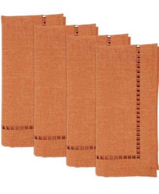Laser-Cut Hemstitch Napkin, Set of 4