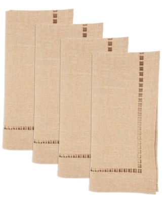Laser-Cut Hemstitch Napkin, Set of 4
