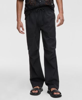 Men's Regular-Fit Stretch Ripstop Parachute Pants, Exclusively at Macy's
