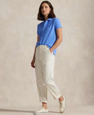 Women's Classic-Fit Mesh Polo Shirt thumbnail 2