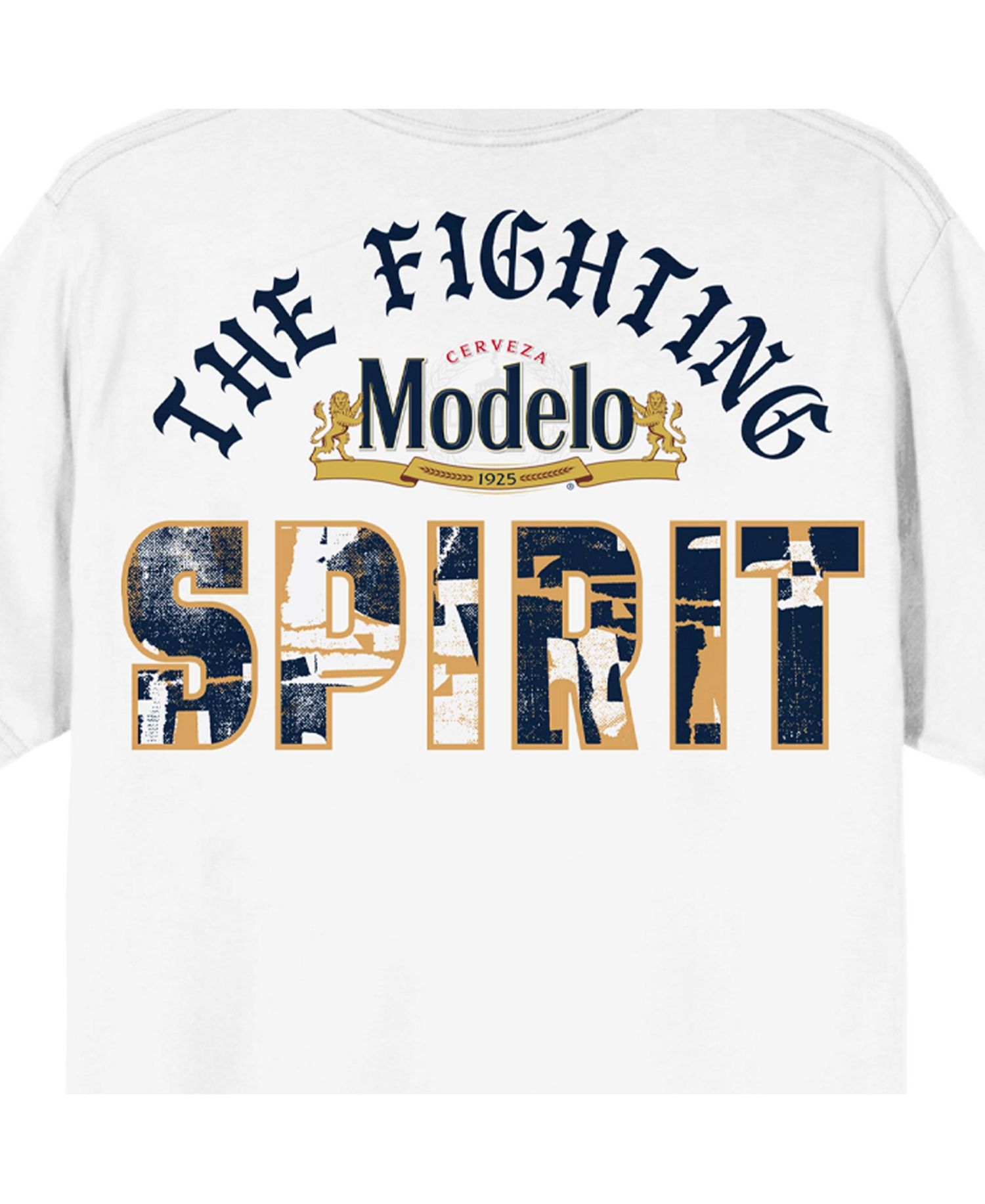 Big & Tall The Fighting Spirit Crew Neck Short Sleeve White T-shirt