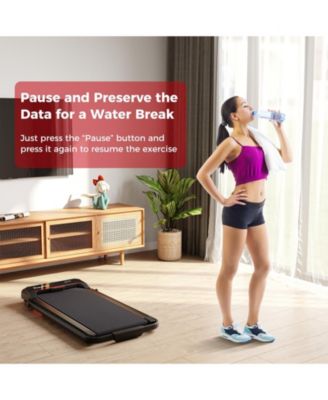 3 in 1 Folding Treadmill with Remote Control and LED Display