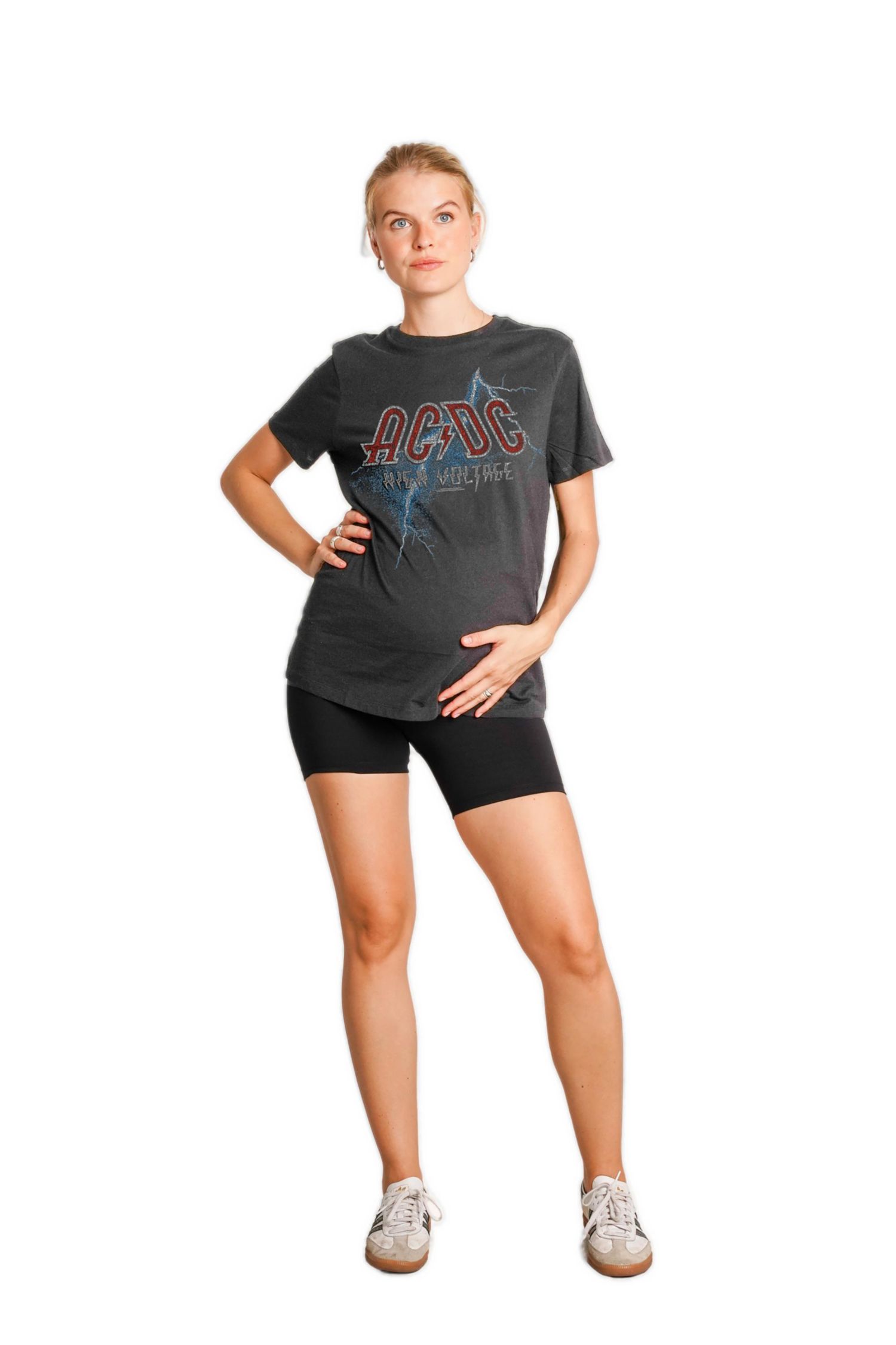 The Groove AC/DC Graphic Maternity Tee