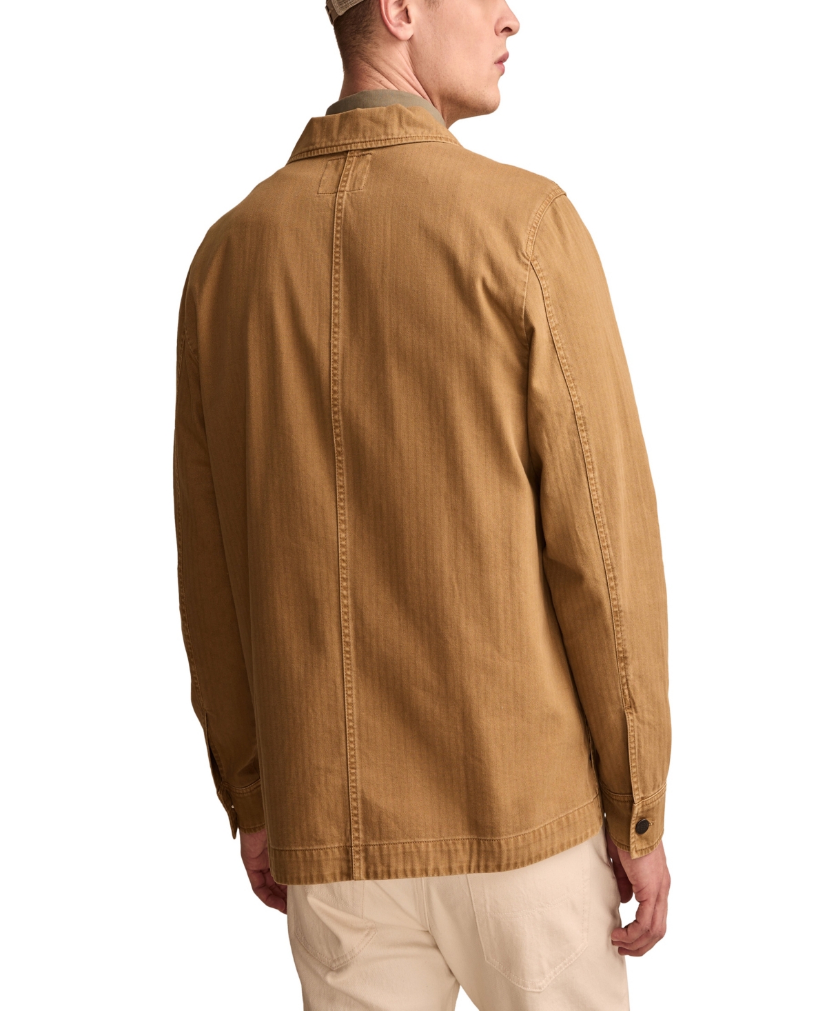 LUCKY BRAND MEN'S MILITARY SHIRT JACKET 