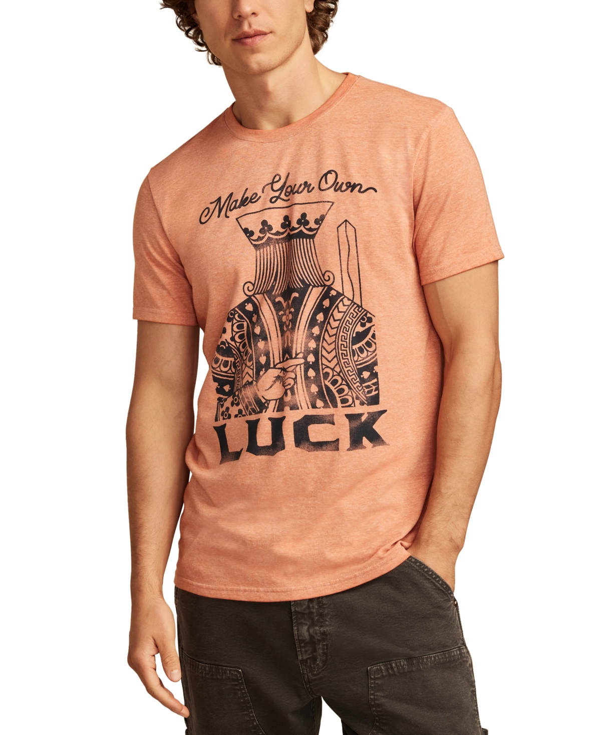 Men's Make Your Luck Short Sleeve T-Shirt - Autum glaze