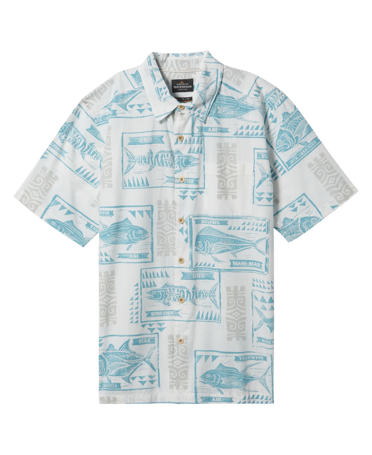 Quiksilver Men's Block Fish Woven Shirt