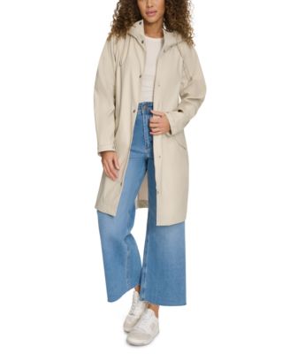 Women's Raglan Sleeve Rain Collar Jacket