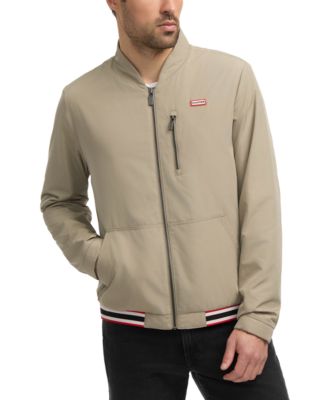 Men's Moorgate Zip Logo Bomber Jacket