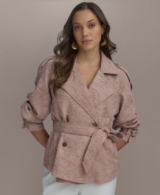 Donna Karan New York - Women's Textured Belted Jacket