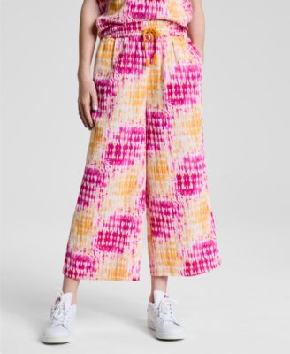 Epic Threads - Girls Coast Dye Wide Crop Pants