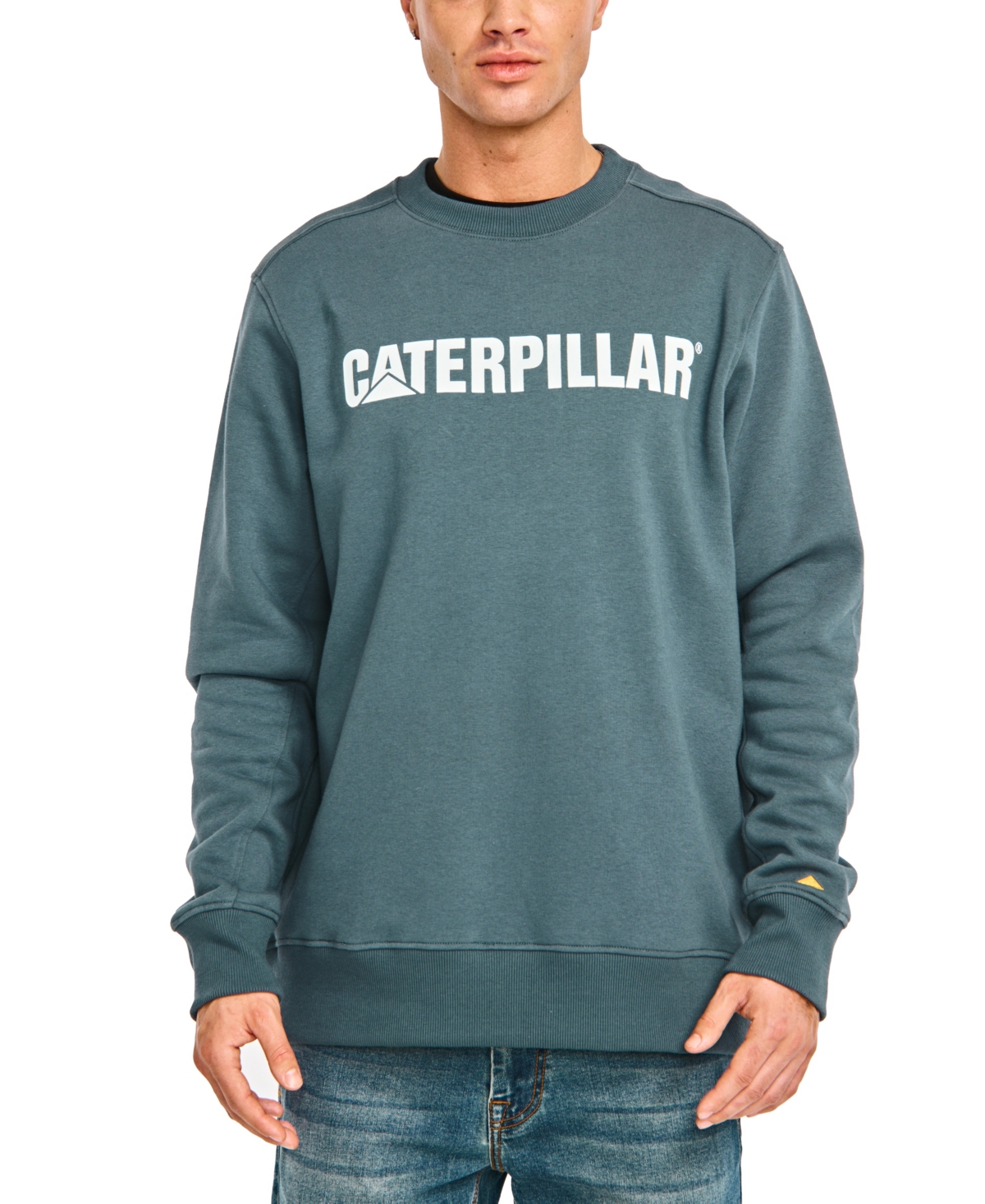 Men's Logo Crewneck Sweatshirt - Orion Blue-Blue Spa