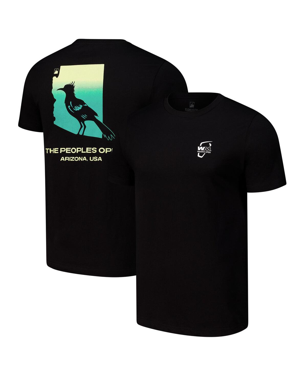 Men's and Women's Black Wm Phoenix Open Arizona Runner T-Shirt - Black