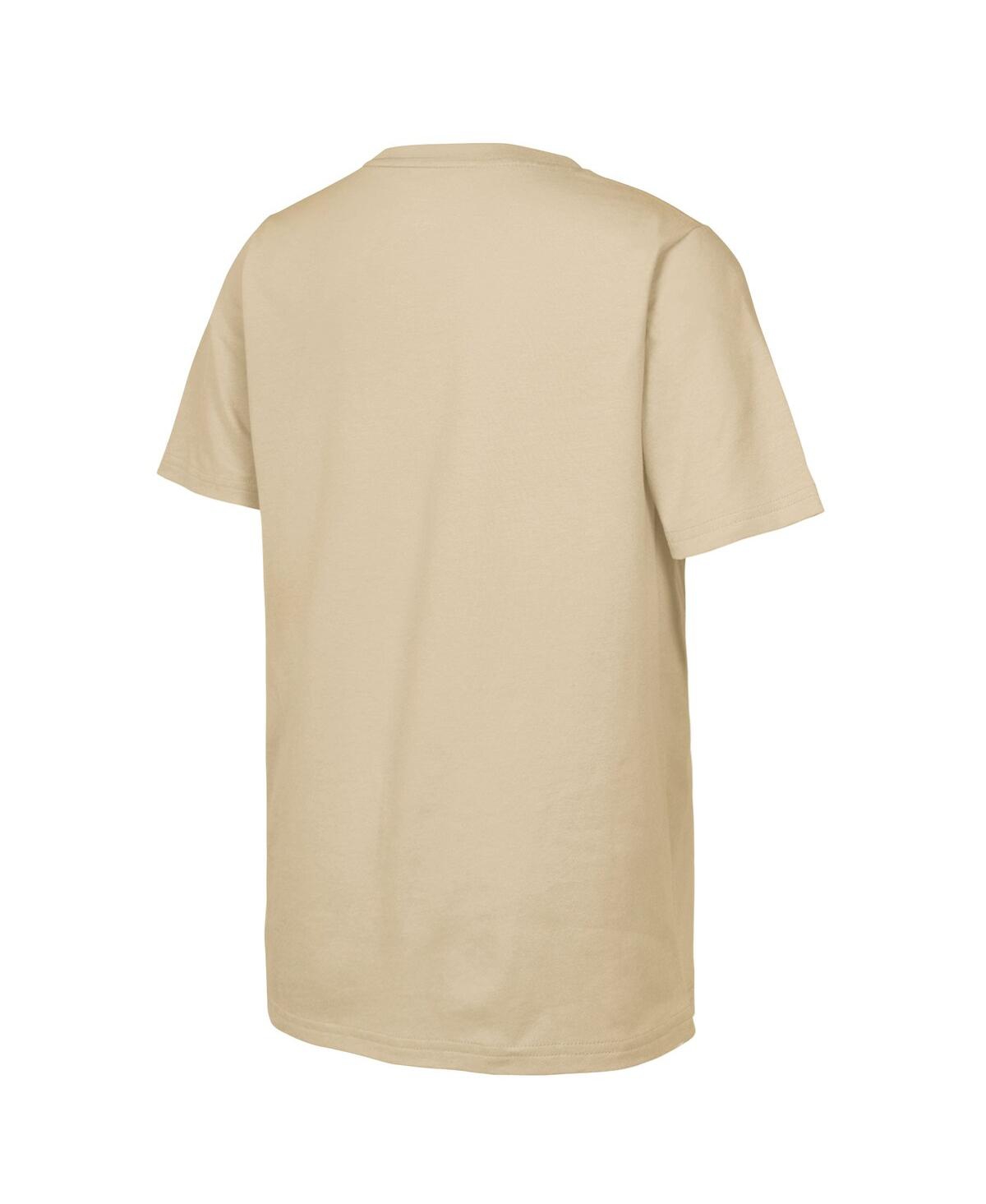 Outerstuff Big Boys And Girls Tan Chicago Blackhawks 2025 Nhl Winter Classic Street Art T-shirt In Tan