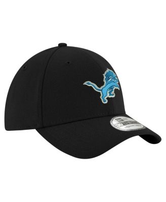 Men's Black Detroit Lions Replica 39THIRTY Flex Hat