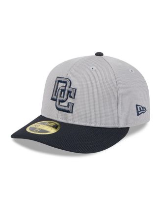New Era - Men's Gray/Navy Washington Nationals 2025 Batting Practice Low 59FIFTY Fitted Hat