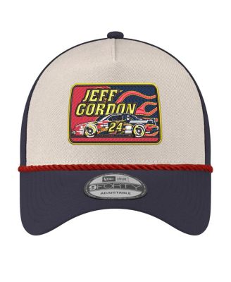 Men's Stone/Navy Jeff Gordon 9FORTY Rope Adjustable Hat