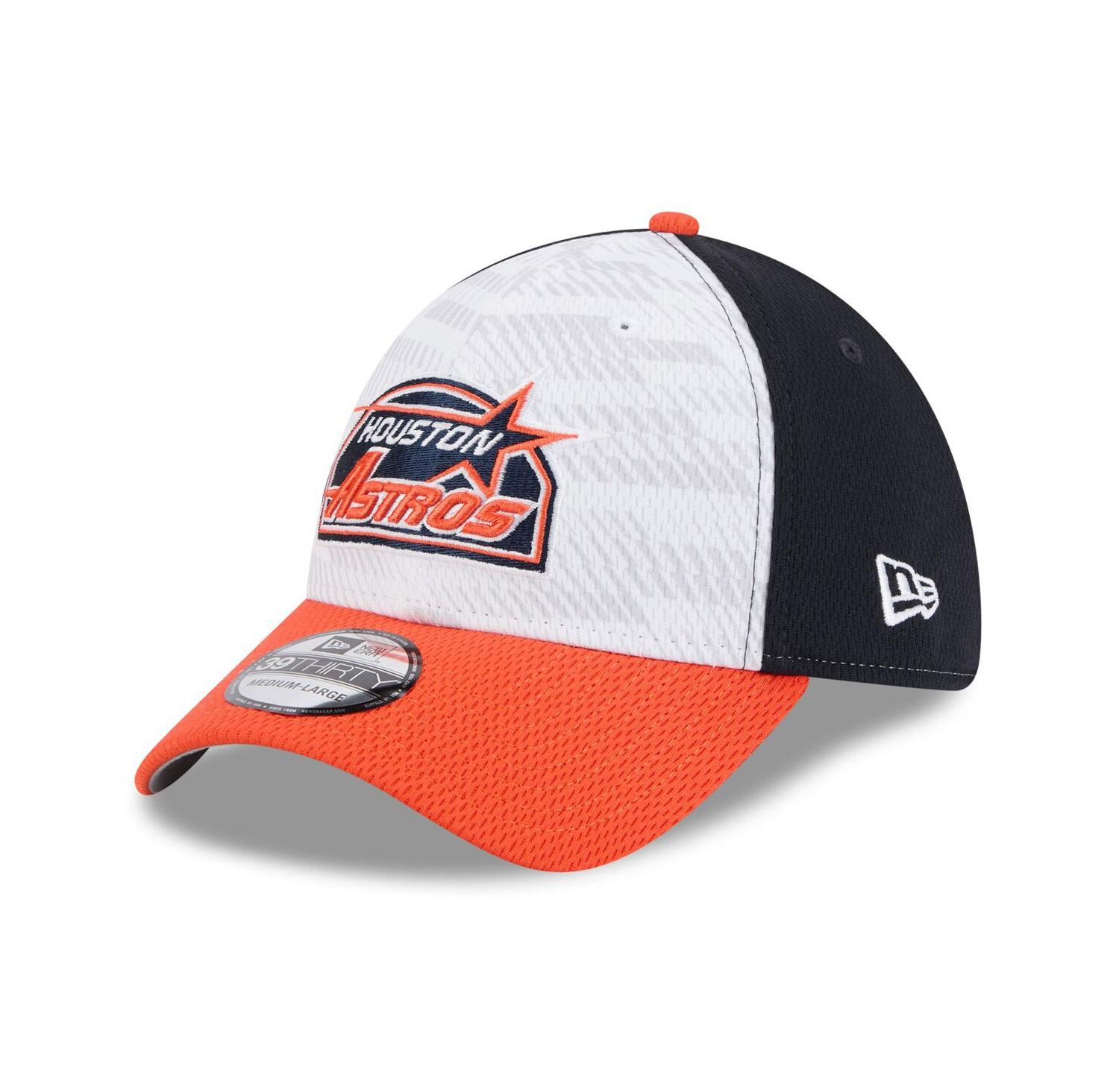 Men's Navy/Orange Houston Astros 2025 MLB Clubhouse 39THIRTY Flex Hat