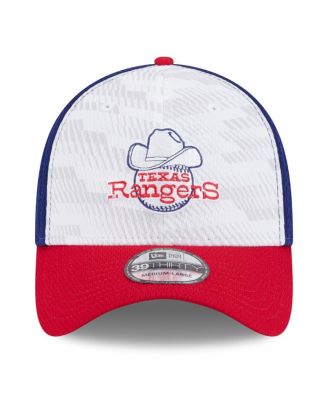 Men's Royal/Red Texas Rangers 2025 MLB Clubhouse 39THIRTY Flex Hat