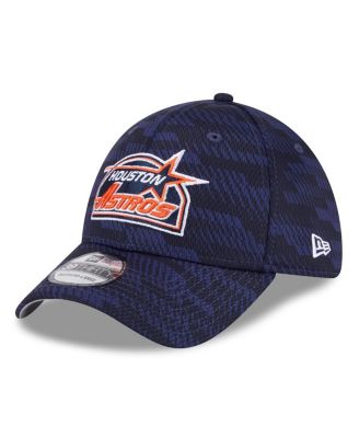 New Era - Men's Navy Houston Astros 2025 MLB Clubhouse 39THIRTY Flex Hat